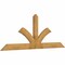 Ekena Millwork Richland Rough Sawn Timber Gable Bracket, Western Red Cedar, 96"W x 36"H x 2"D x 6"F, 9/12 Pitch GBW096X36X0206RIC00RWR - alternate 4